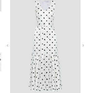 Rosetta Getty Silk maxi dress with belt